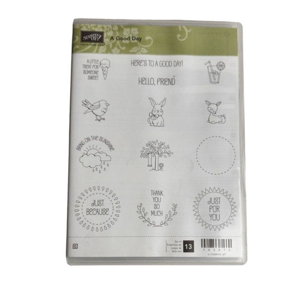 Stampin Up! A Good Day "Retired" Stamp Set